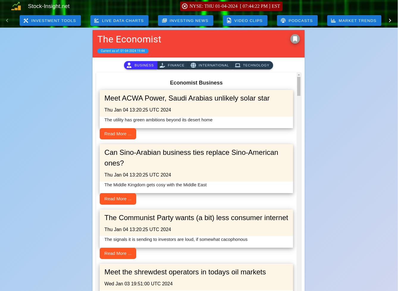 Latest World & Market News From The Economist Latest Economist World News